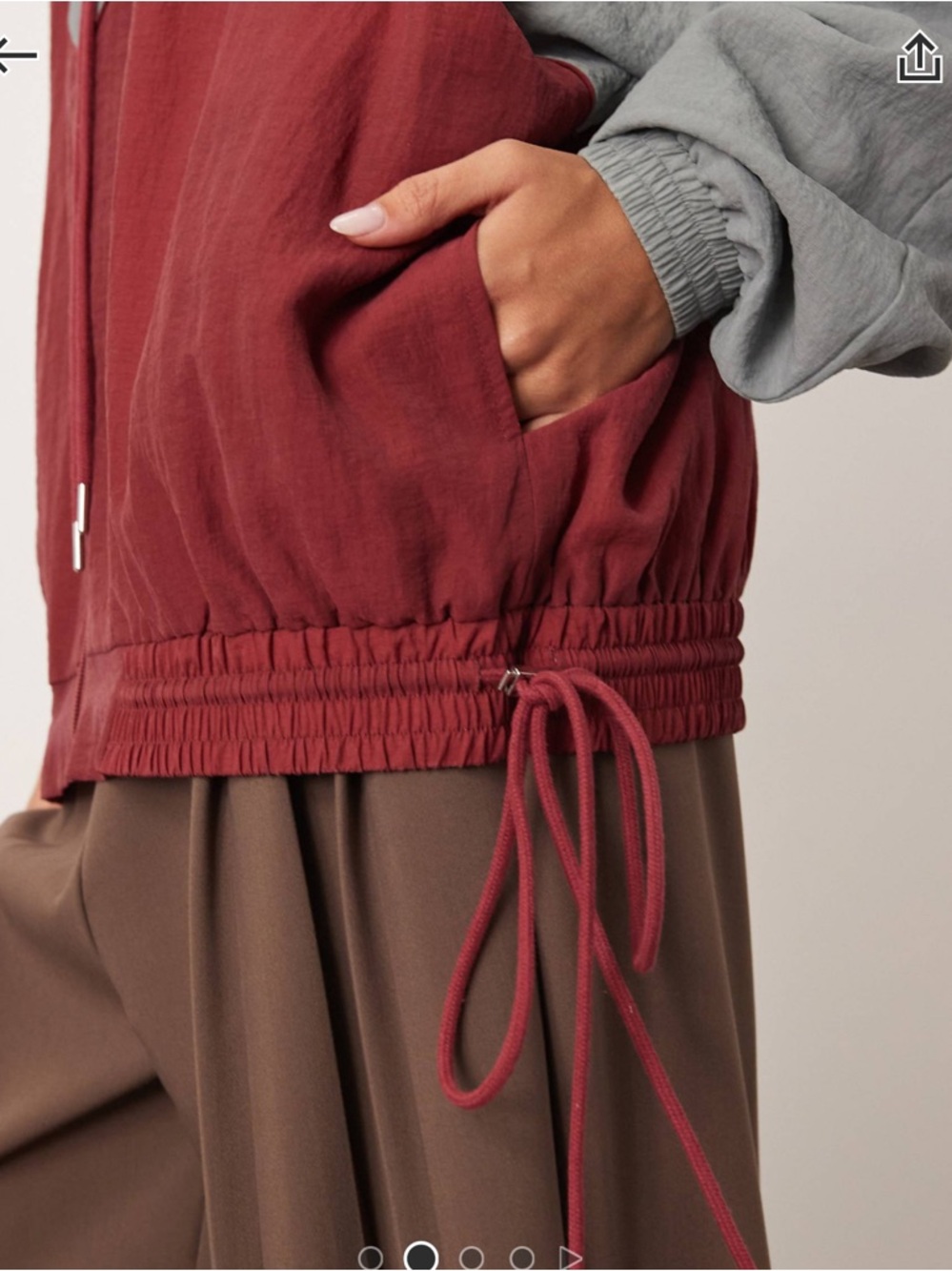 ASOS Color Block Track Jacket - Picture 3 of 5